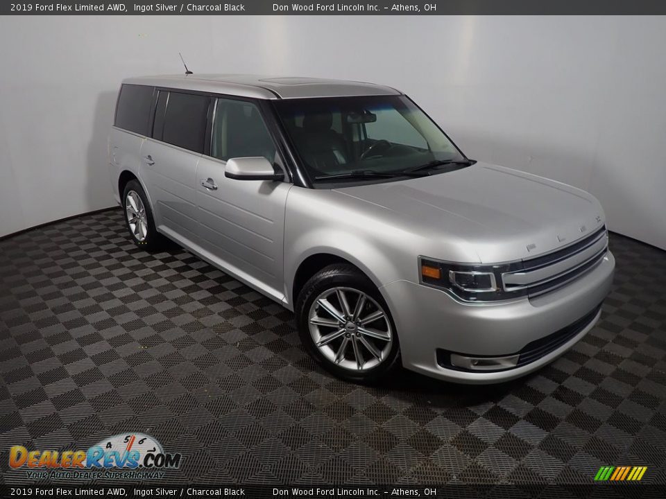 2019 Ford Flex Limited AWD Ingot Silver / Charcoal Black Photo #4