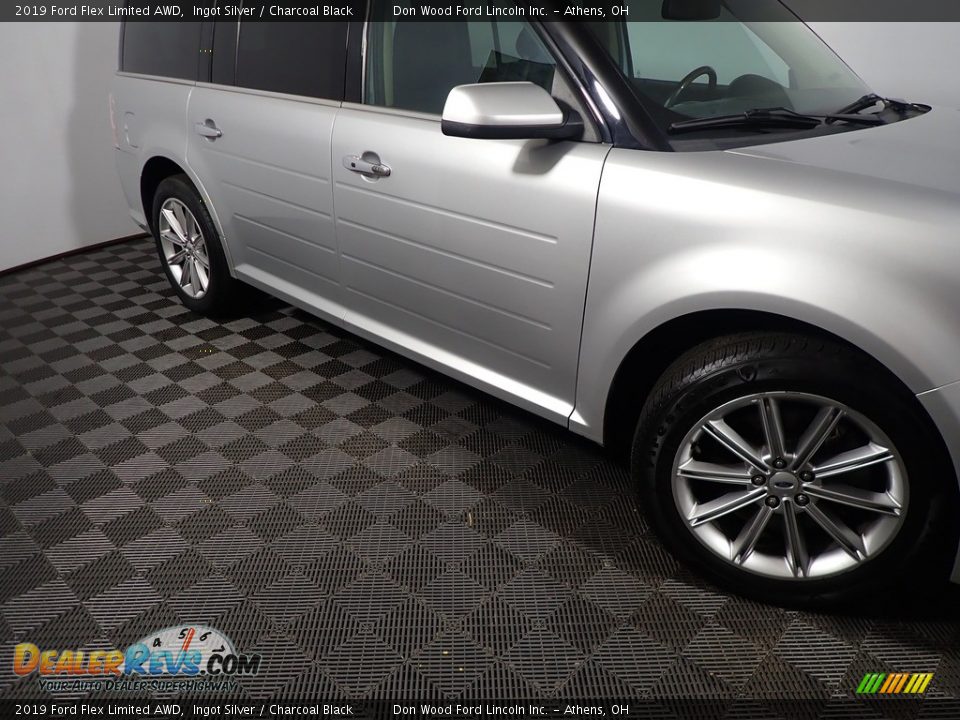 2019 Ford Flex Limited AWD Ingot Silver / Charcoal Black Photo #5
