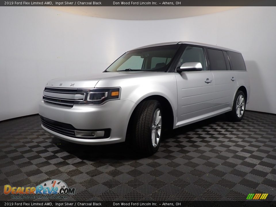 2019 Ford Flex Limited AWD Ingot Silver / Charcoal Black Photo #9