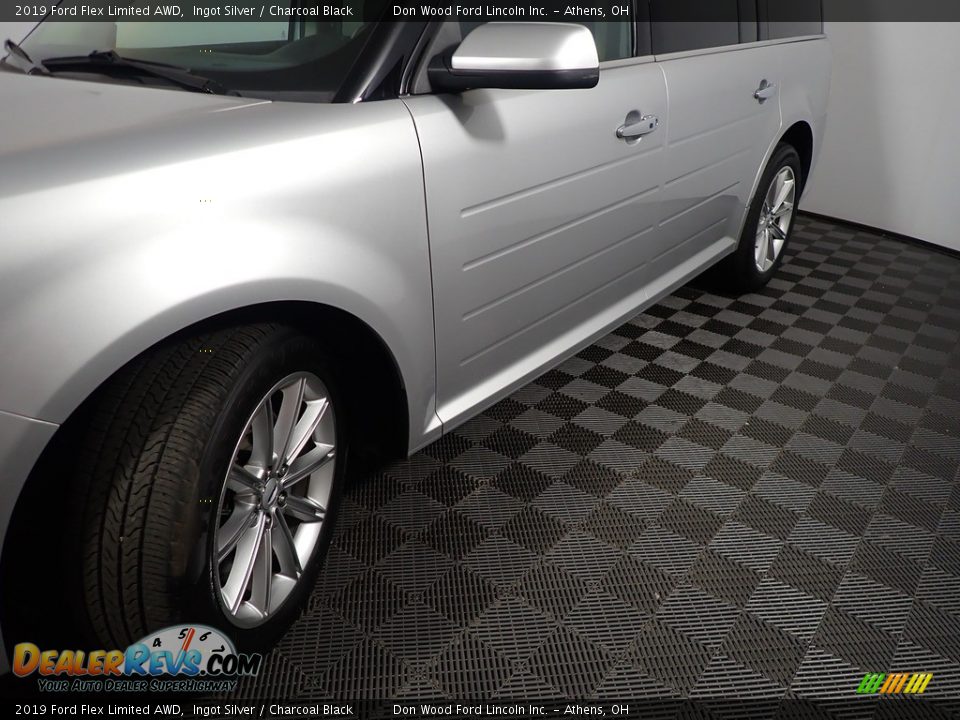 2019 Ford Flex Limited AWD Ingot Silver / Charcoal Black Photo #11