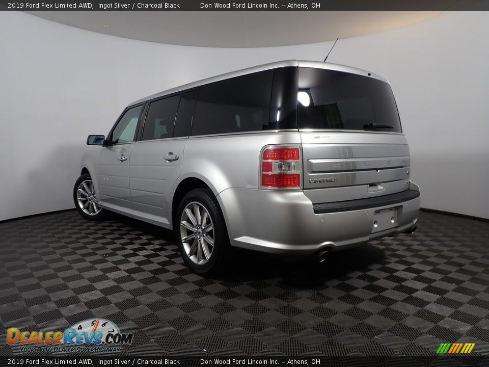 2019 Ford Flex Limited AWD Ingot Silver / Charcoal Black Photo #12