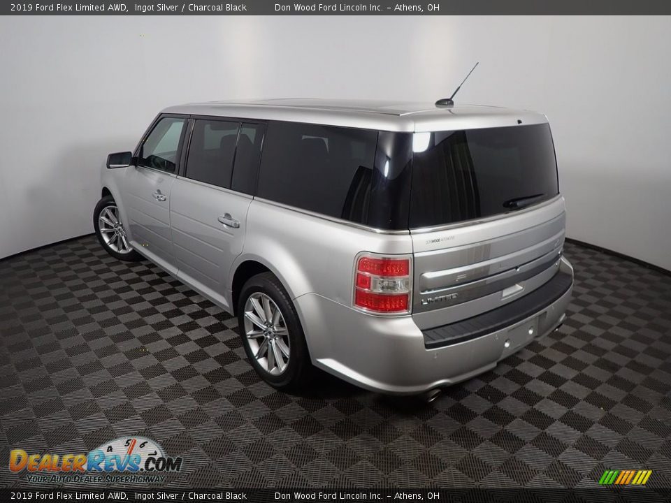 2019 Ford Flex Limited AWD Ingot Silver / Charcoal Black Photo #13