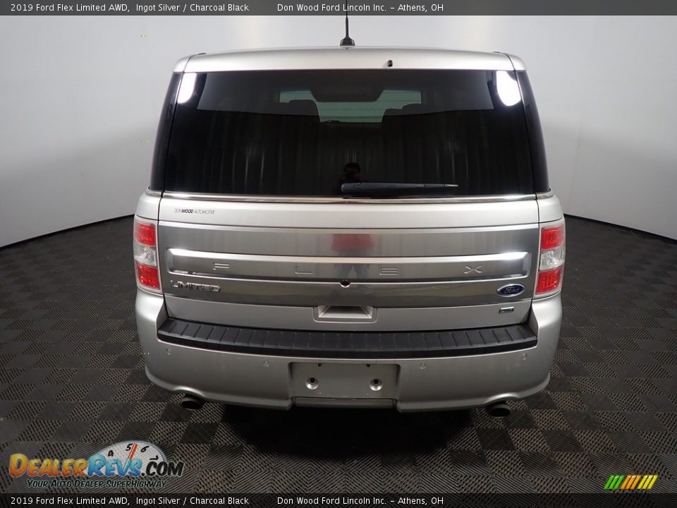 2019 Ford Flex Limited AWD Ingot Silver / Charcoal Black Photo #14