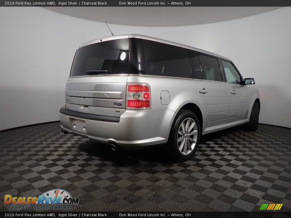 2019 Ford Flex Limited AWD Ingot Silver / Charcoal Black Photo #17