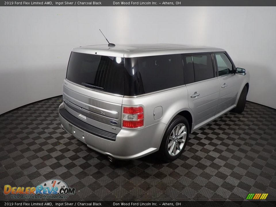 2019 Ford Flex Limited AWD Ingot Silver / Charcoal Black Photo #18