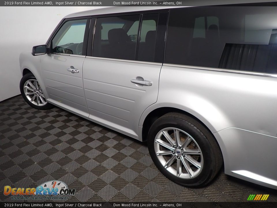 2019 Ford Flex Limited AWD Ingot Silver / Charcoal Black Photo #19