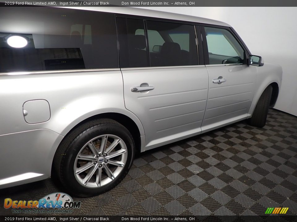 2019 Ford Flex Limited AWD Ingot Silver / Charcoal Black Photo #20