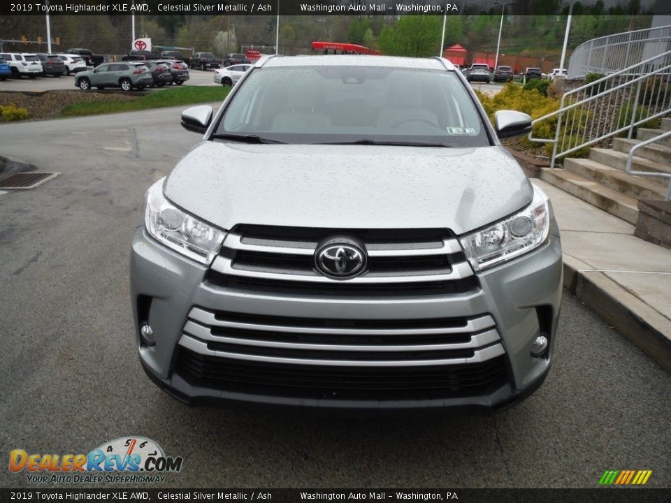 2019 Toyota Highlander XLE AWD Celestial Silver Metallic / Ash Photo #15