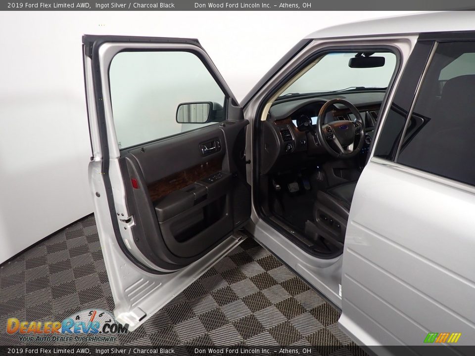 2019 Ford Flex Limited AWD Ingot Silver / Charcoal Black Photo #22