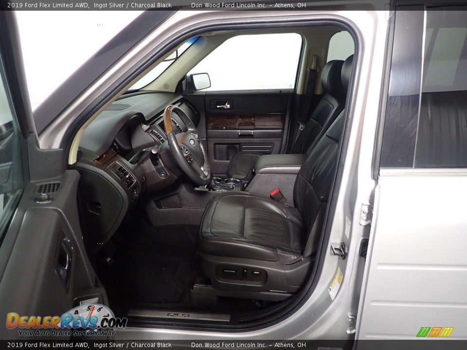 2019 Ford Flex Limited AWD Ingot Silver / Charcoal Black Photo #24