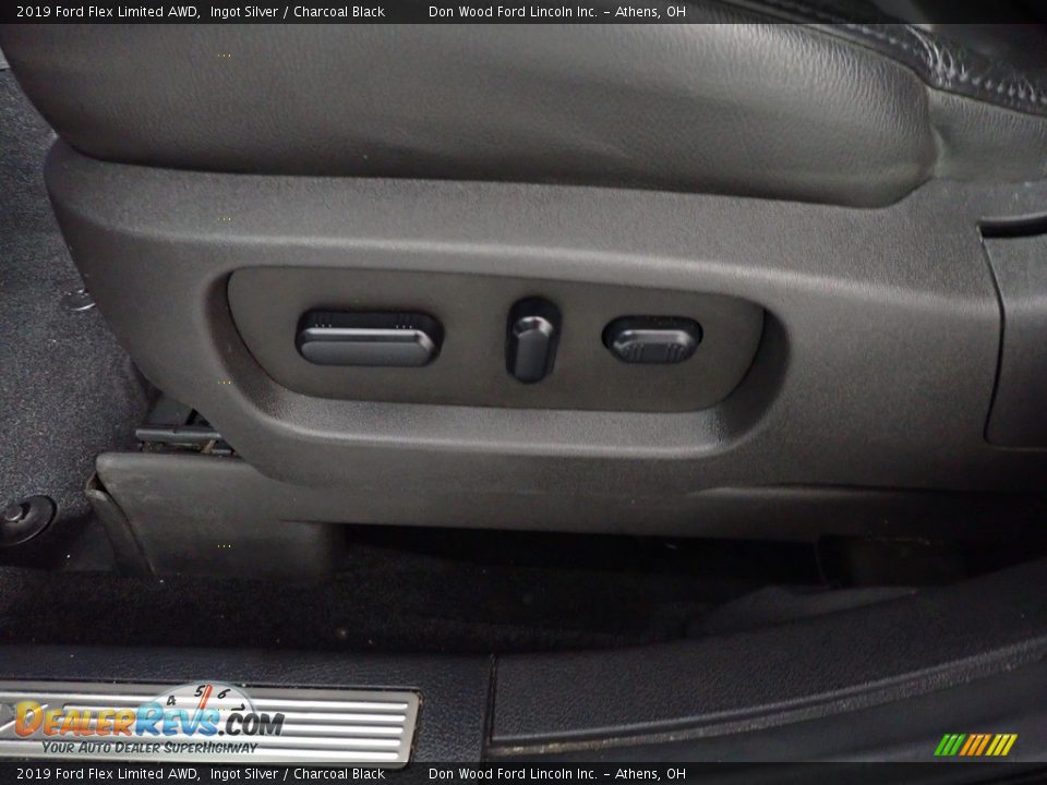 2019 Ford Flex Limited AWD Ingot Silver / Charcoal Black Photo #25