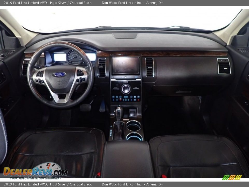 2019 Ford Flex Limited AWD Ingot Silver / Charcoal Black Photo #26