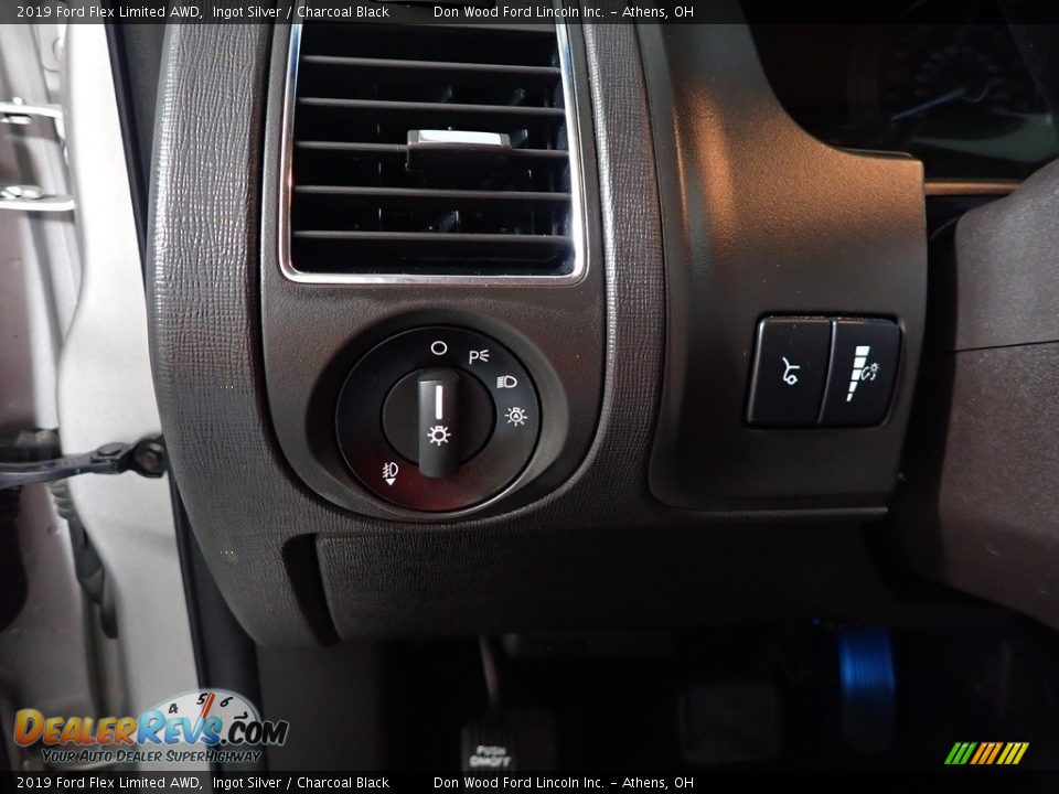 2019 Ford Flex Limited AWD Ingot Silver / Charcoal Black Photo #33
