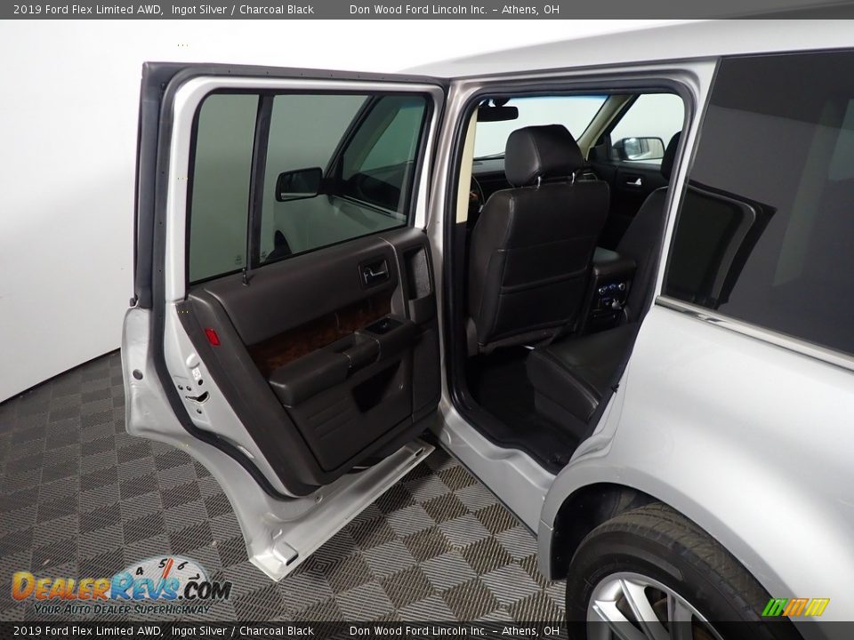 2019 Ford Flex Limited AWD Ingot Silver / Charcoal Black Photo #36