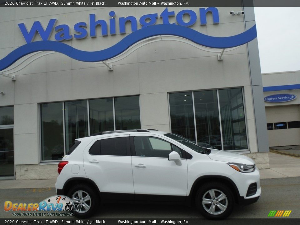 2020 Chevrolet Trax LT AWD Summit White / Jet Black Photo #2