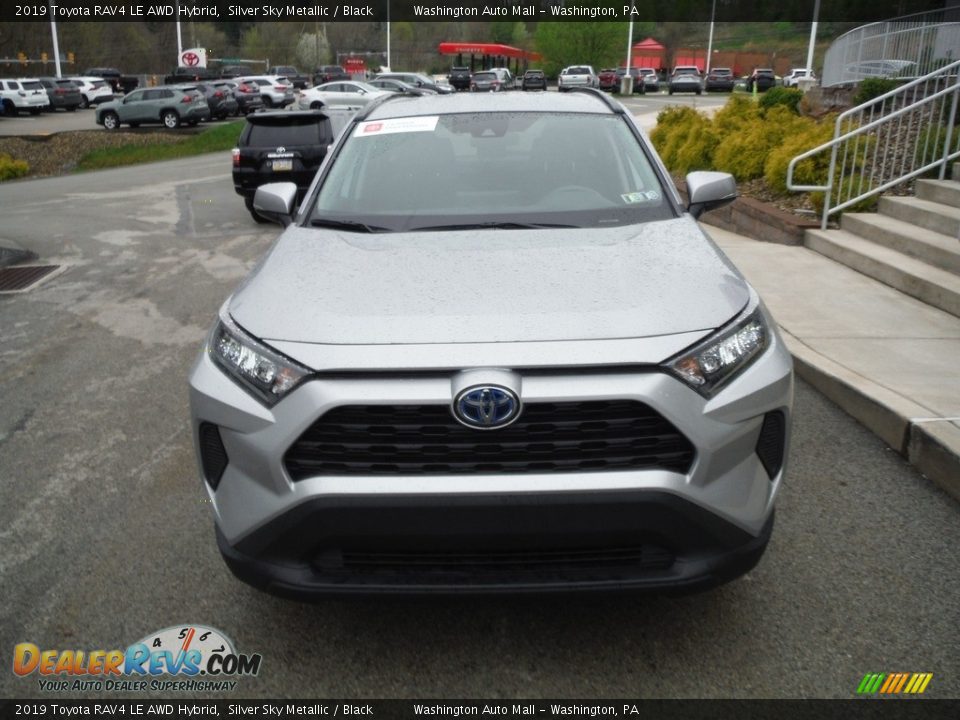 2019 Toyota RAV4 LE AWD Hybrid Silver Sky Metallic / Black Photo #11