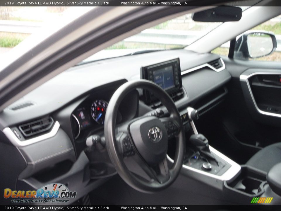 2019 Toyota RAV4 LE AWD Hybrid Silver Sky Metallic / Black Photo #19