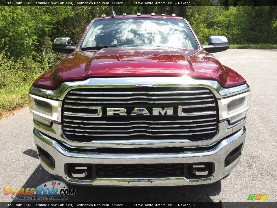 2022 Ram 2500 Laramie Crew Cab 4x4 Delmonico Red Pearl / Black Photo #3