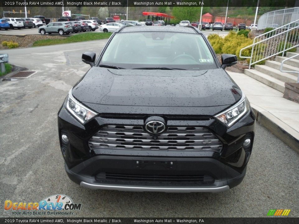 2019 Toyota RAV4 Limited AWD Midnight Black Metallic / Black Photo #13