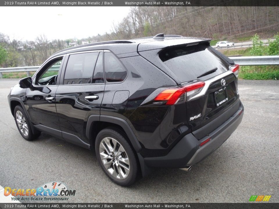 2019 Toyota RAV4 Limited AWD Midnight Black Metallic / Black Photo #16