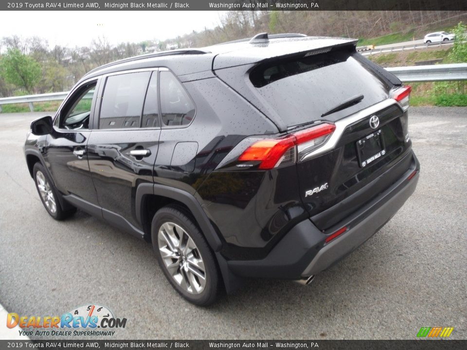 2019 Toyota RAV4 Limited AWD Midnight Black Metallic / Black Photo #17