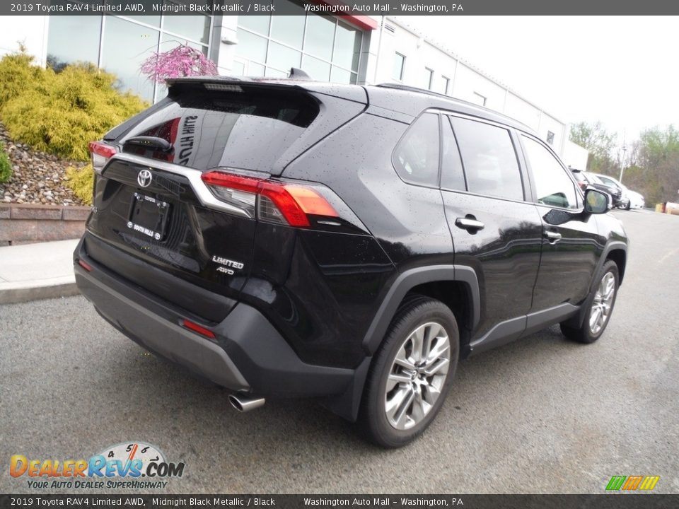 2019 Toyota RAV4 Limited AWD Midnight Black Metallic / Black Photo #19