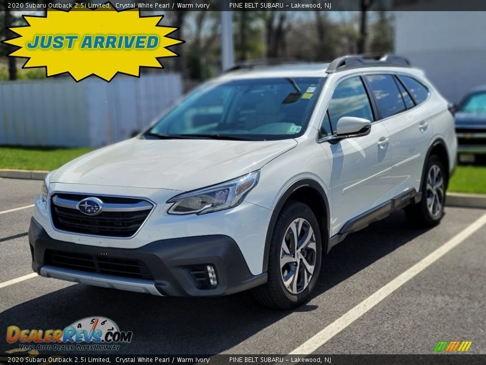 2020 Subaru Outback 2.5i Limited Crystal White Pearl / Warm Ivory Photo #1