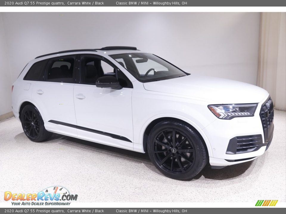 Carrara White 2020 Audi Q7 55 Prestige quattro Photo #1