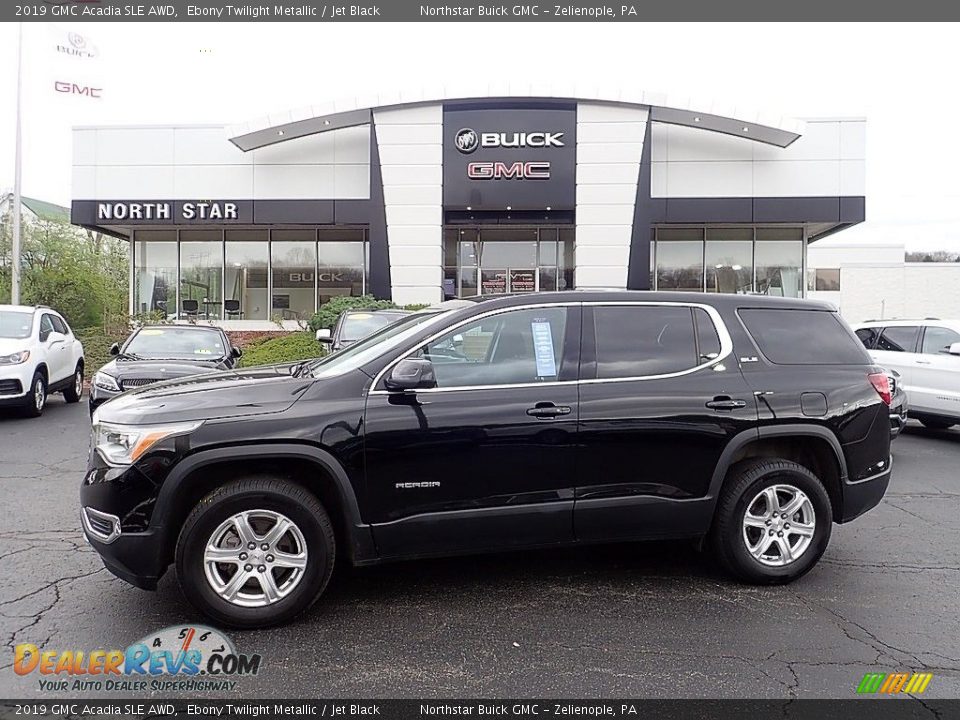 2019 GMC Acadia SLE AWD Ebony Twilight Metallic / Jet Black Photo #1