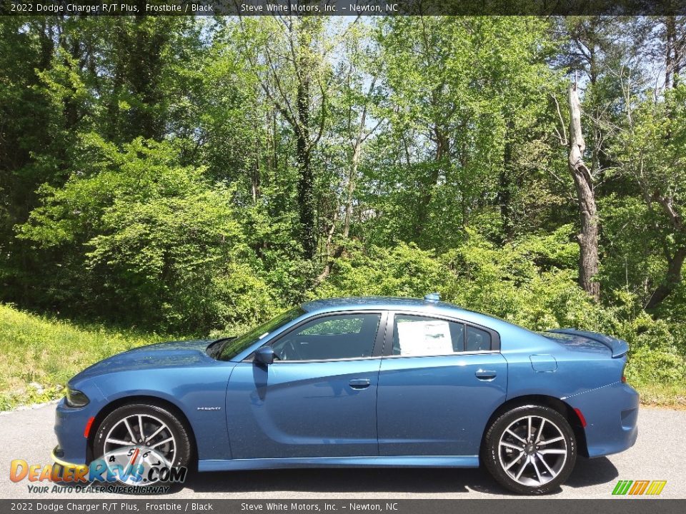 2022 Dodge Charger R/T Plus Frostbite / Black Photo #1