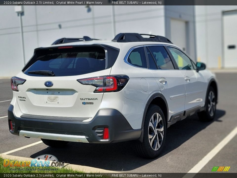 2020 Subaru Outback 2.5i Limited Crystal White Pearl / Warm Ivory Photo #3