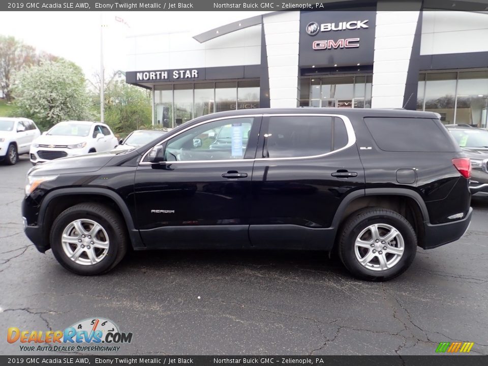 2019 GMC Acadia SLE AWD Ebony Twilight Metallic / Jet Black Photo #3