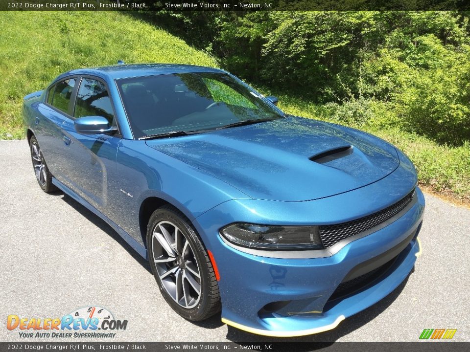 2022 Dodge Charger R/T Plus Frostbite / Black Photo #4