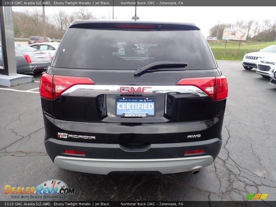 2019 GMC Acadia SLE AWD Ebony Twilight Metallic / Jet Black Photo #6