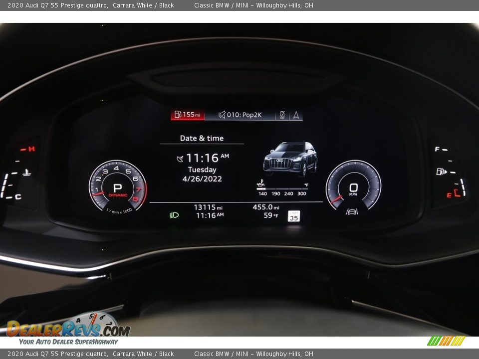 2020 Audi Q7 55 Prestige quattro Gauges Photo #8