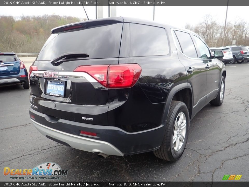 2019 GMC Acadia SLE AWD Ebony Twilight Metallic / Jet Black Photo #8