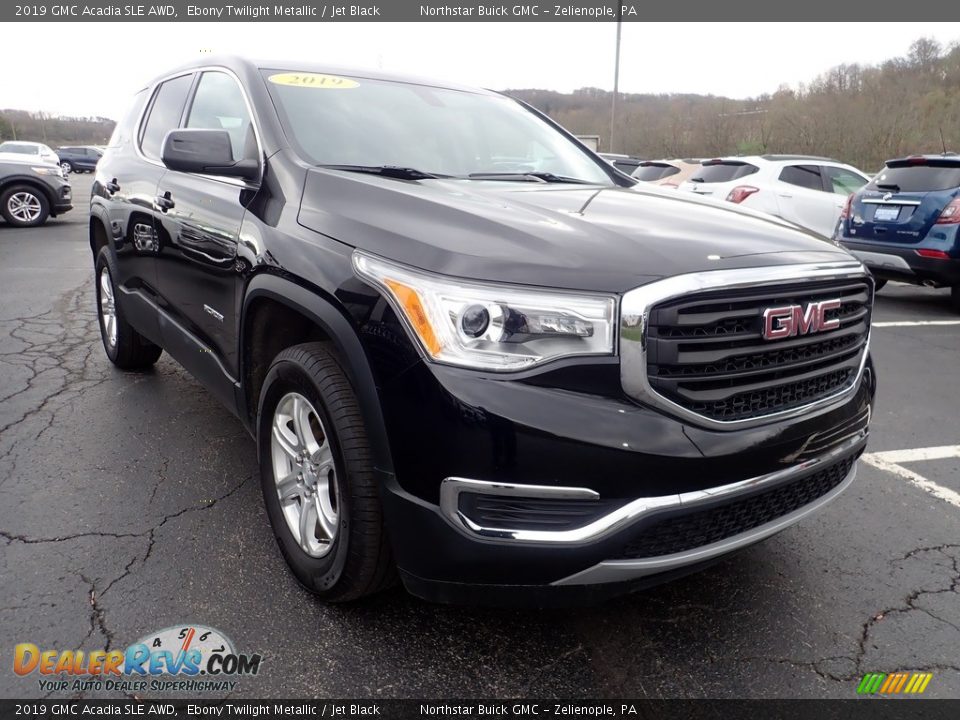 2019 GMC Acadia SLE AWD Ebony Twilight Metallic / Jet Black Photo #12