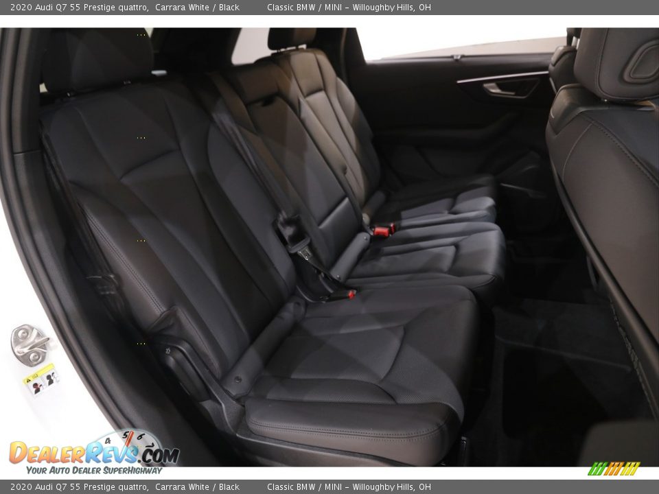 Rear Seat of 2020 Audi Q7 55 Prestige quattro Photo #17