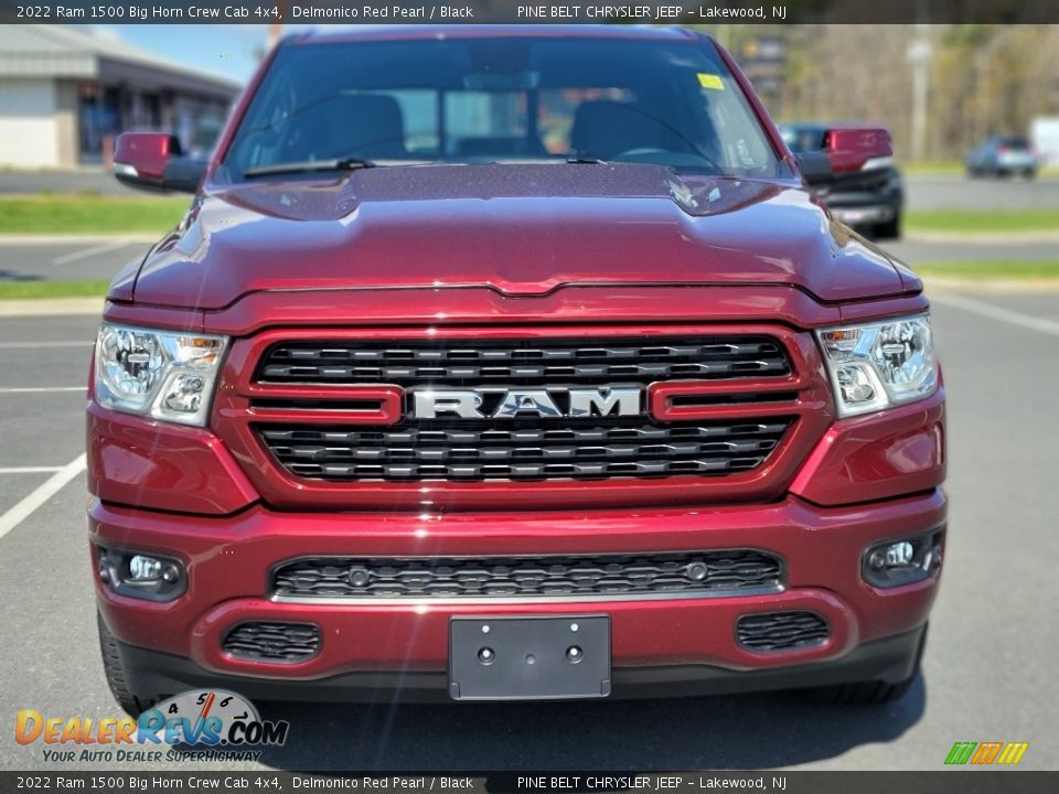 2022 Ram 1500 Big Horn Crew Cab 4x4 Delmonico Red Pearl / Black Photo #3