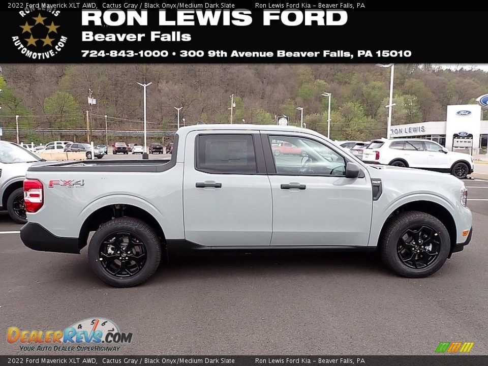 2022 Ford Maverick XLT AWD Cactus Gray / Black Onyx/Medium Dark Slate Photo #1