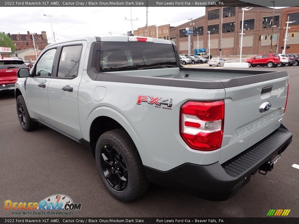 2022 Ford Maverick XLT AWD Cactus Gray / Black Onyx/Medium Dark Slate Photo #6