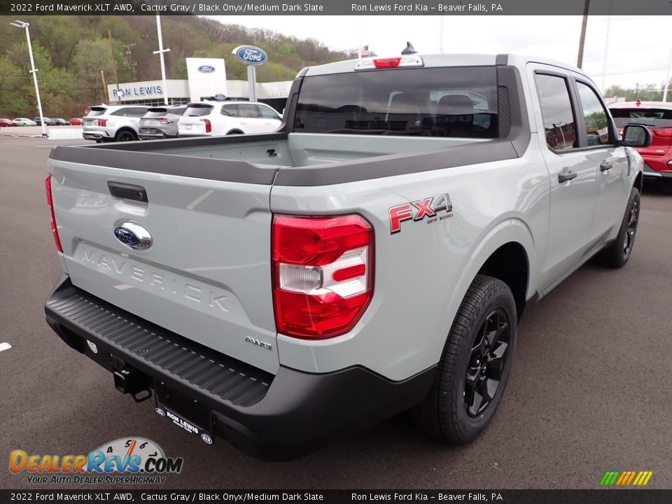 2022 Ford Maverick XLT AWD Cactus Gray / Black Onyx/Medium Dark Slate Photo #8