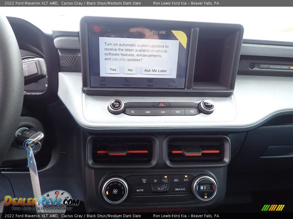 2022 Ford Maverick XLT AWD Cactus Gray / Black Onyx/Medium Dark Slate Photo #16