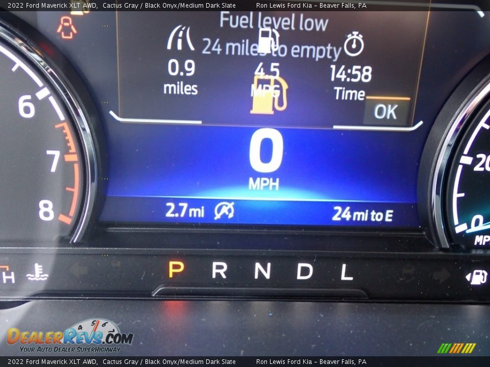 2022 Ford Maverick XLT AWD Cactus Gray / Black Onyx/Medium Dark Slate Photo #18