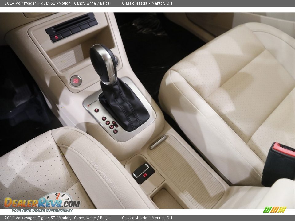 2014 Volkswagen Tiguan SE 4Motion Candy White / Beige Photo #13