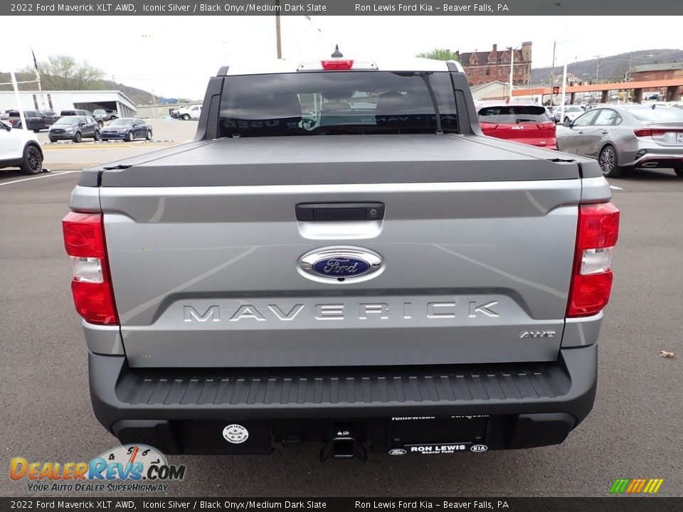 2022 Ford Maverick XLT AWD Iconic Silver / Black Onyx/Medium Dark Slate Photo #7