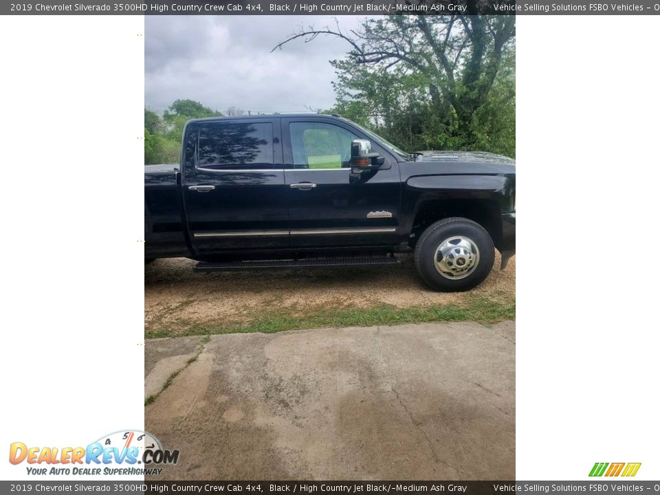 2019 Chevrolet Silverado 3500HD High Country Crew Cab 4x4 Black / High Country Jet Black/­Medium Ash Gray Photo #12