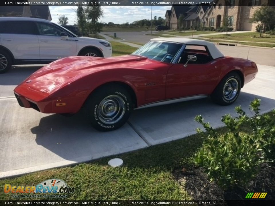 1975 Chevrolet Corvette Stingray Convertible Mille Miglia Red / Black Photo #1