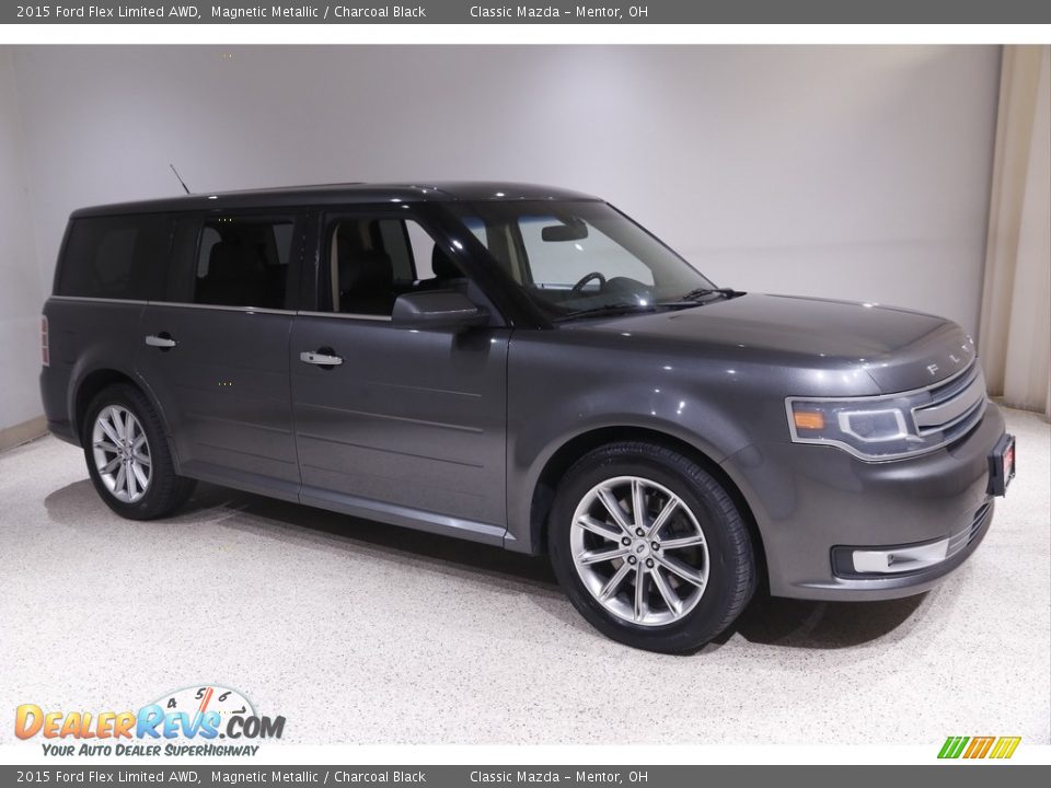 Magnetic Metallic 2015 Ford Flex Limited AWD Photo #1