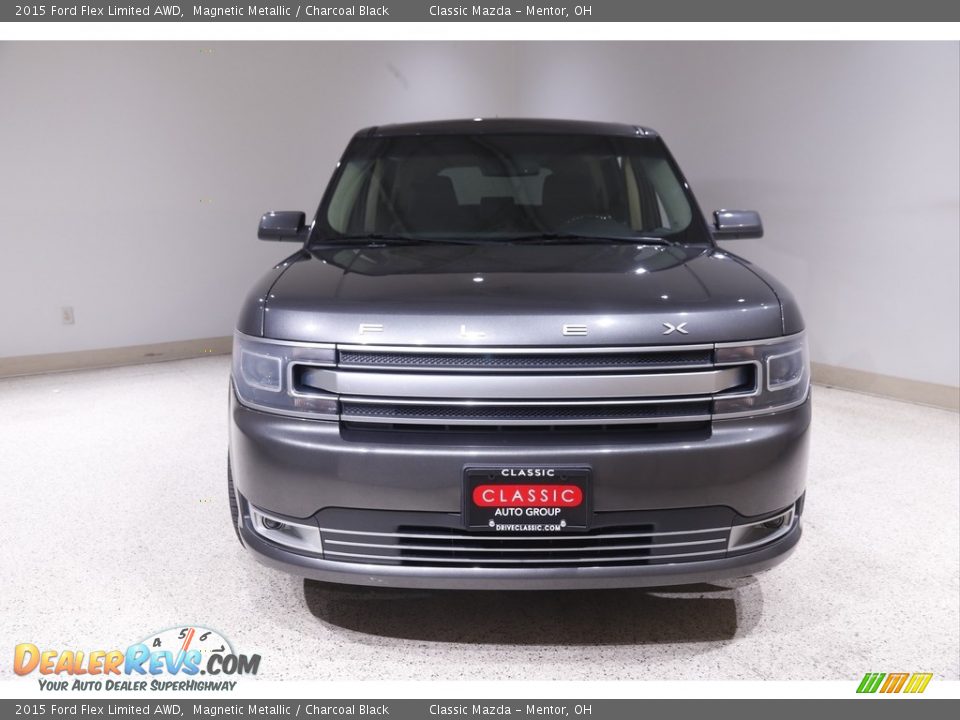 2015 Ford Flex Limited AWD Magnetic Metallic / Charcoal Black Photo #2